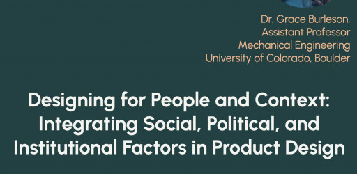 Design Justice and Ethics: Seminar Series, Talk 1—Dr Grace Burleson